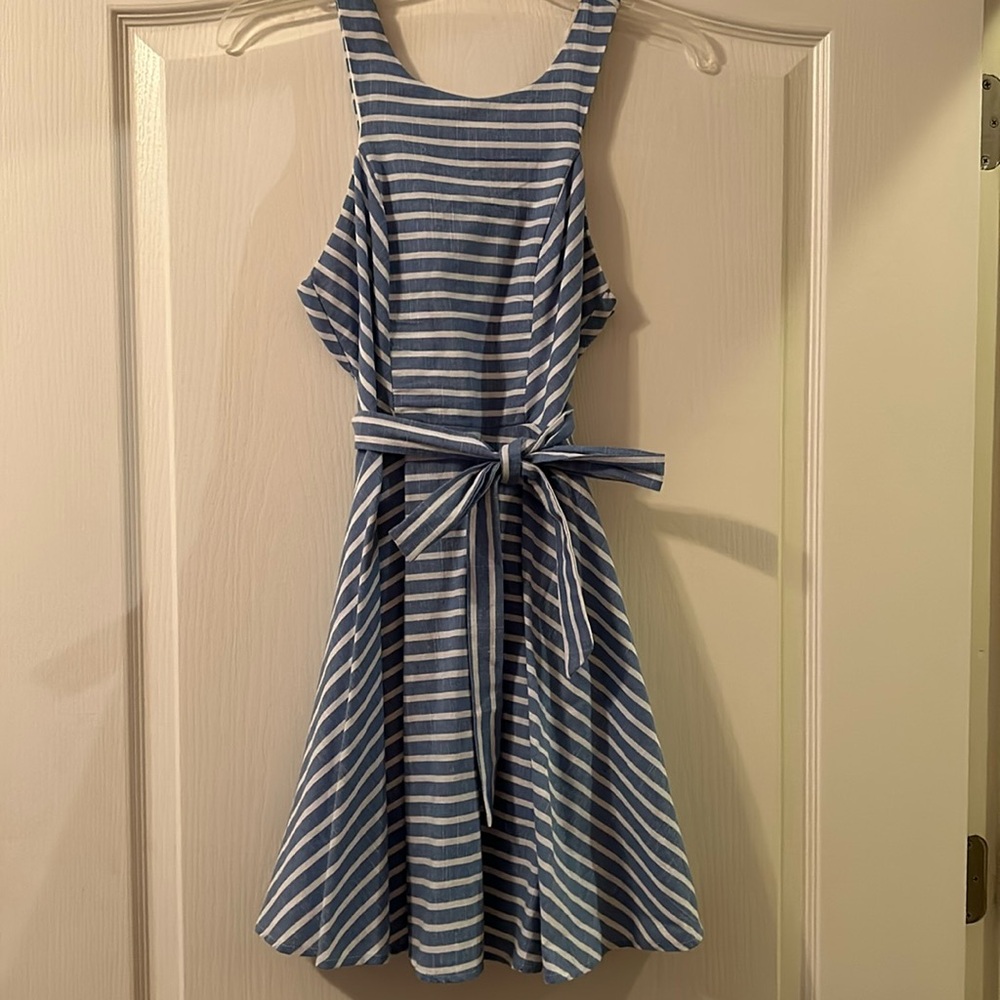 Lovely summer striped spring summer dress.
